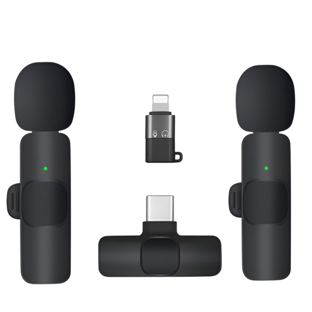 Pack De Micr&oacute;fonos Inal&aacute;mbricos Hifi De Smartphone Tm-300527 image number 0.0