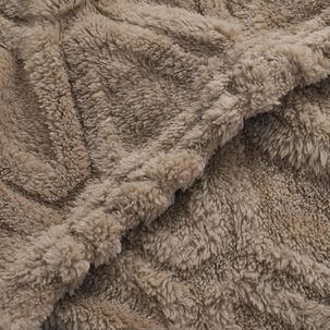 Frazada Sherpa Azhome Jacquard / 2 Plazas