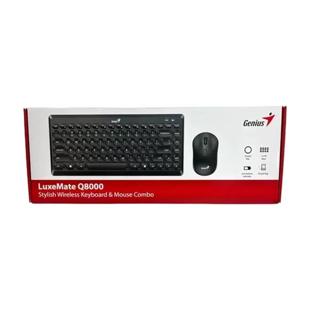 Kit Teclado Inal&aacute;mbrico Genius Luxemate Q8000 image number 2.0