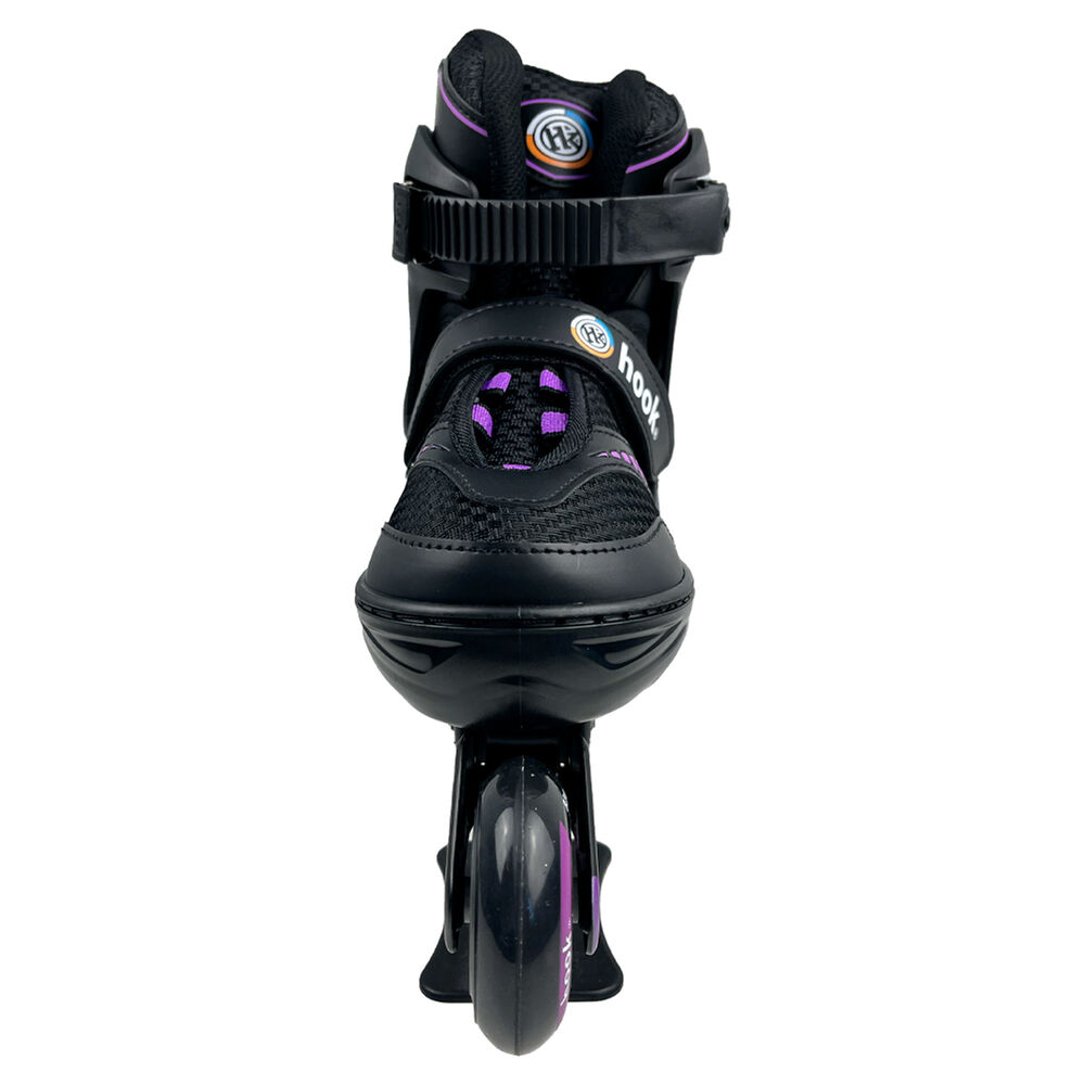 Patines En Linea Extensibles Hook Fitness Morado M (34-37) image number 4.0