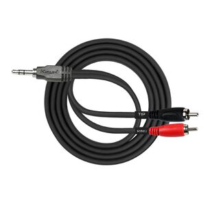 Cable Y Miniplug-2rca 3m Nickel Plated Ye-364-3
