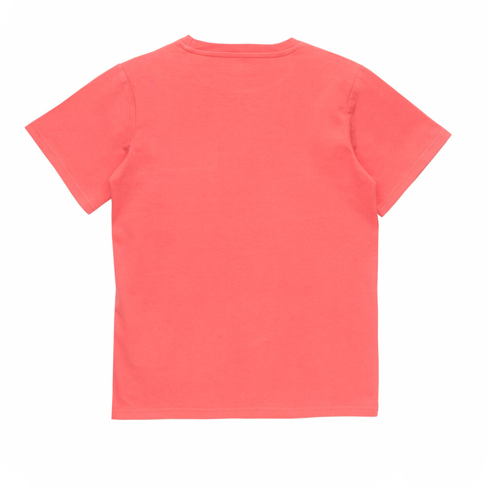 Polera Manga Corta Niño Bubblegummers Castaño Naranjo image number 1.0