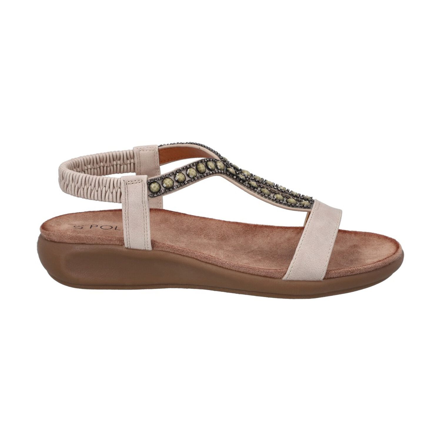 Sandalia Mujer Beige Kelly Police image number 0.0