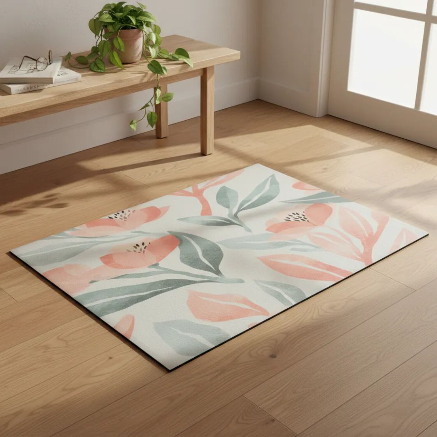 Alfombra Vin&iacute;lica Decorativa 4060 Cm - Blomm Soft image number 0.0