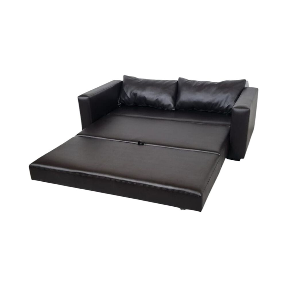 Sofa Cama Multifuncional Ecocuero Chocolate image number 2.0
