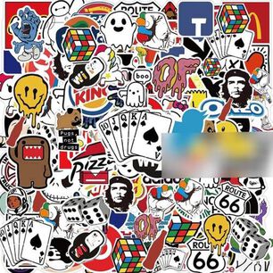 Pack Sticker Logotipos De Marcas