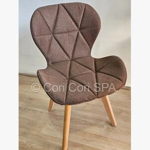 Pack 6 Sillas Mariposa Wood Lino Cafe