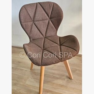 Pack 6 Sillas Mariposa Wood Lino Cafe