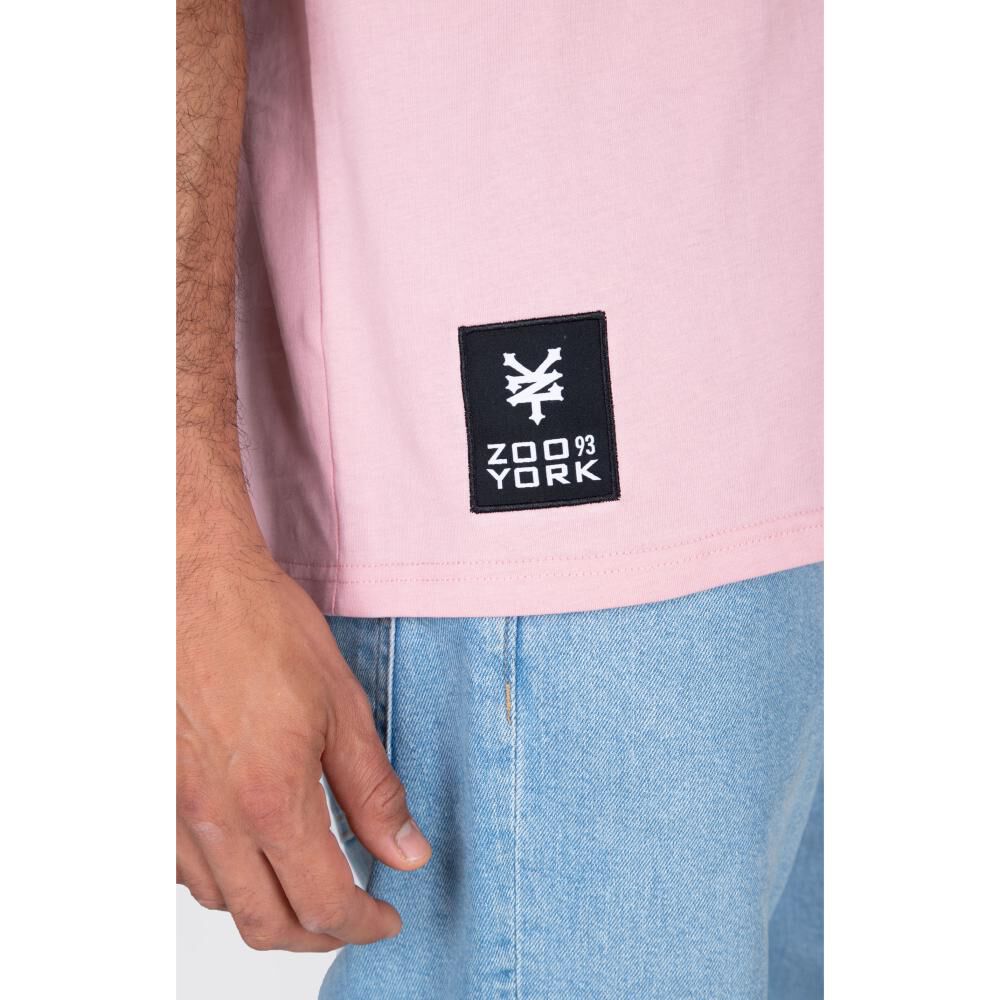 Polera Lisa Manga Corta Cuello Redondo Hombre Zoo York image number 6.0