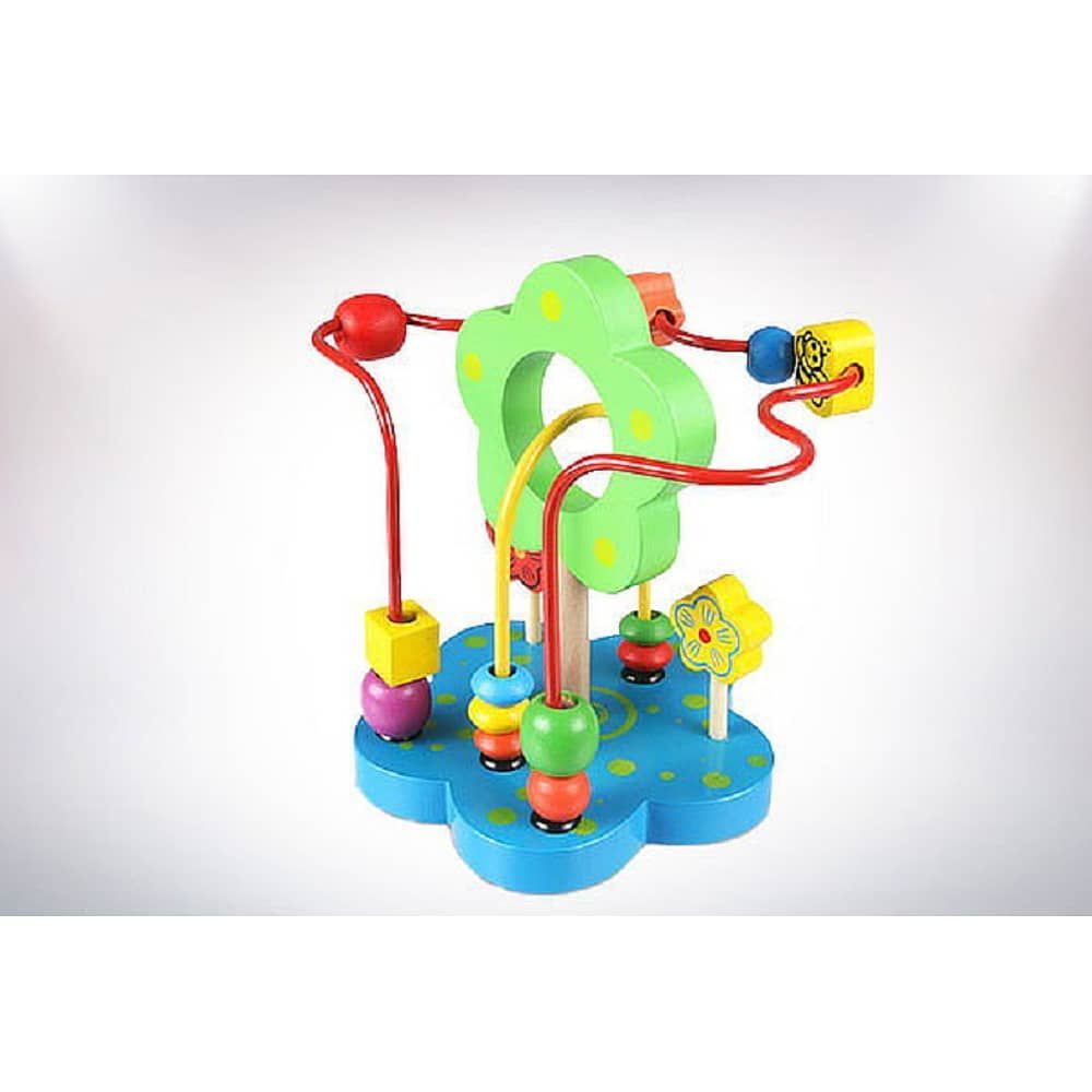 Laberinto Didactico Juguete De Madera Motricidad Flor image number 2.0