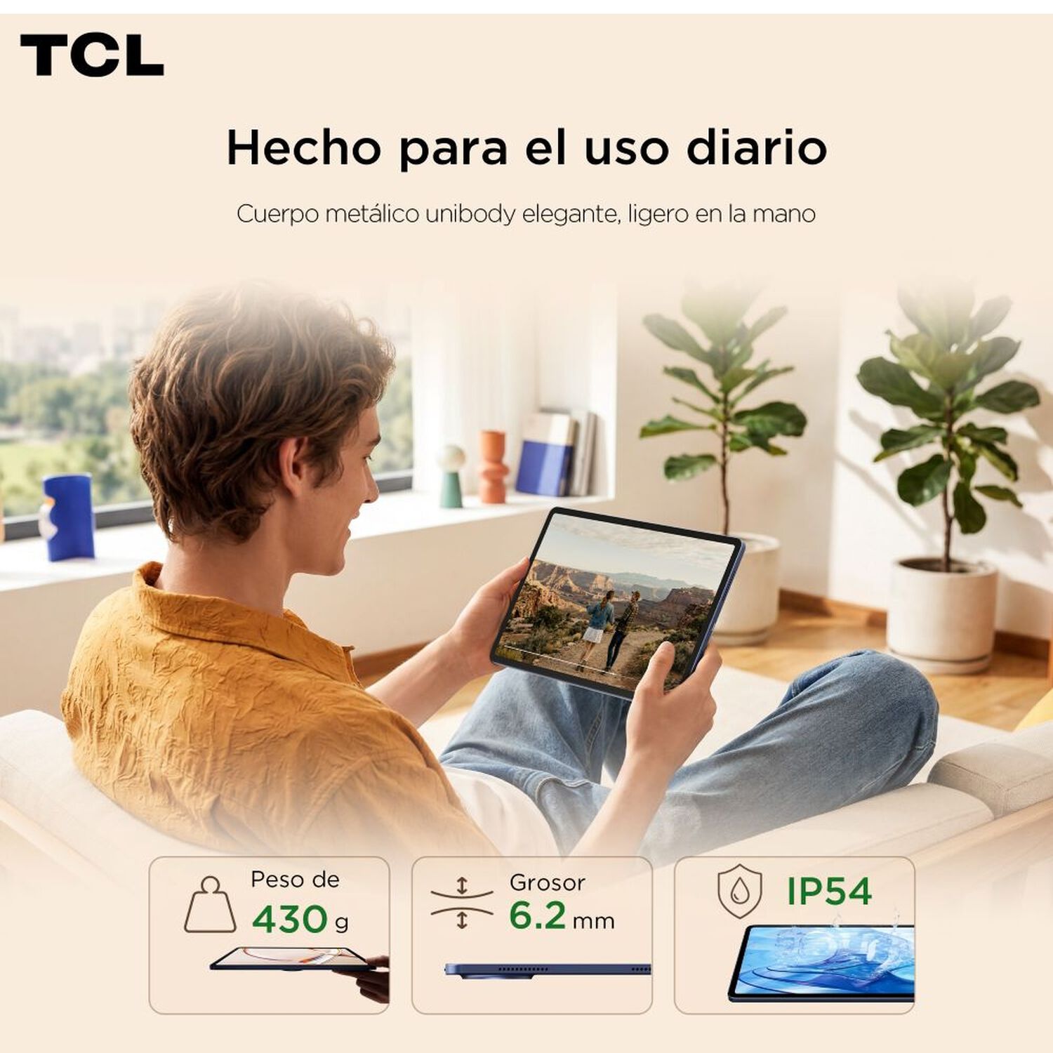 Tablet 11" TCL Tab A1 / 6 GB RAM / 128 GB / Azul Marino + Funda image number 9.0