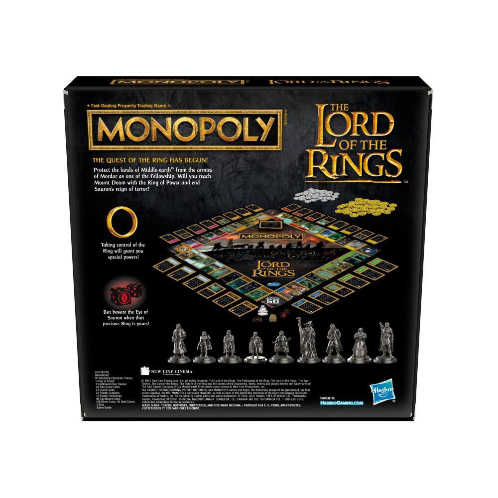 Juego De Mesa Monopoly The Lord Of The Rings image number 1.0