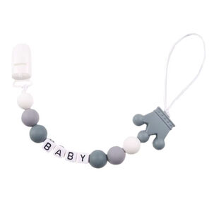 Sujeta Chupete Clip Porta Chupete Silicona Baby Afirma Tete