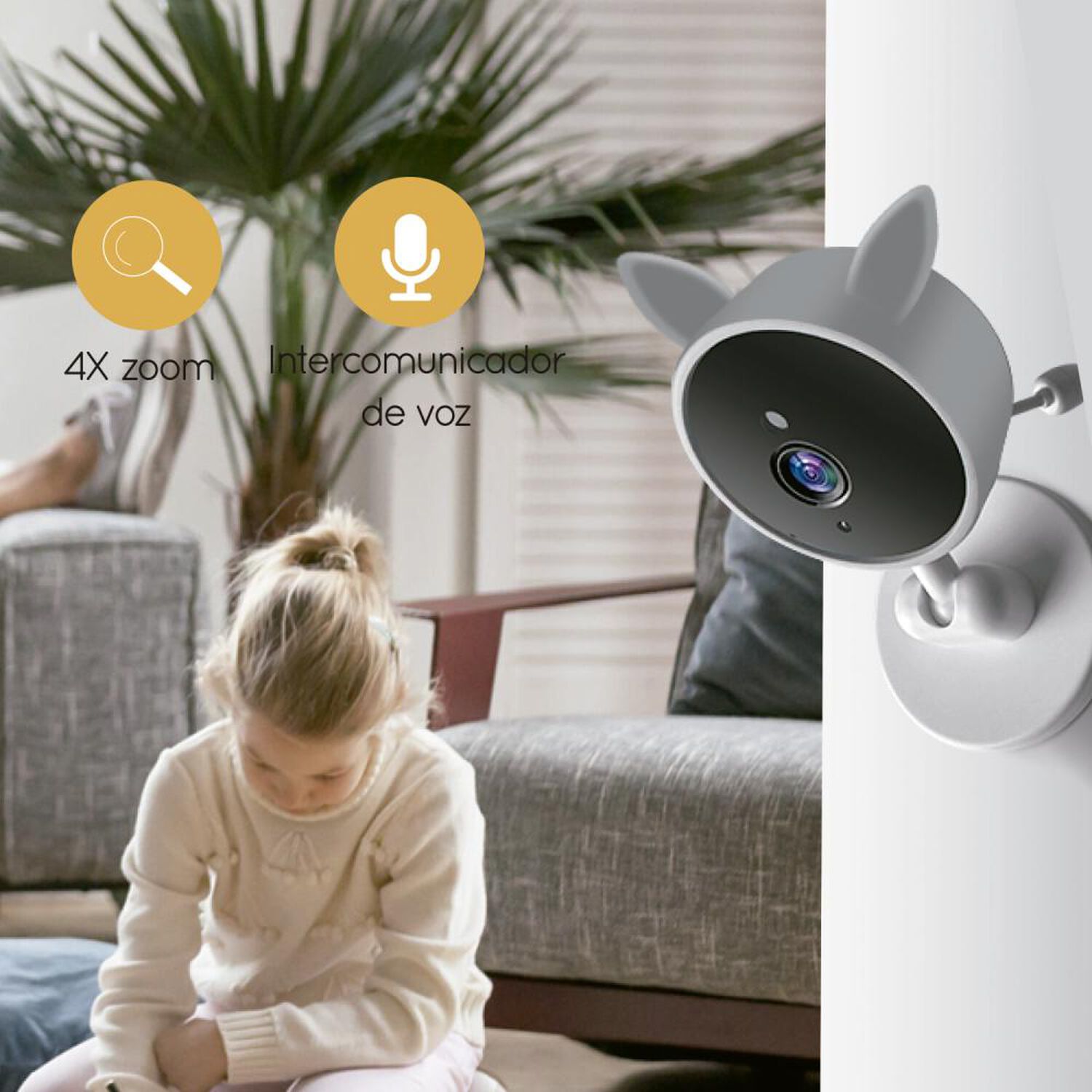 Monitor Camara Bebesit Smartguard 2.0 4X Zoom Con Ruido Blanco image number 3.0