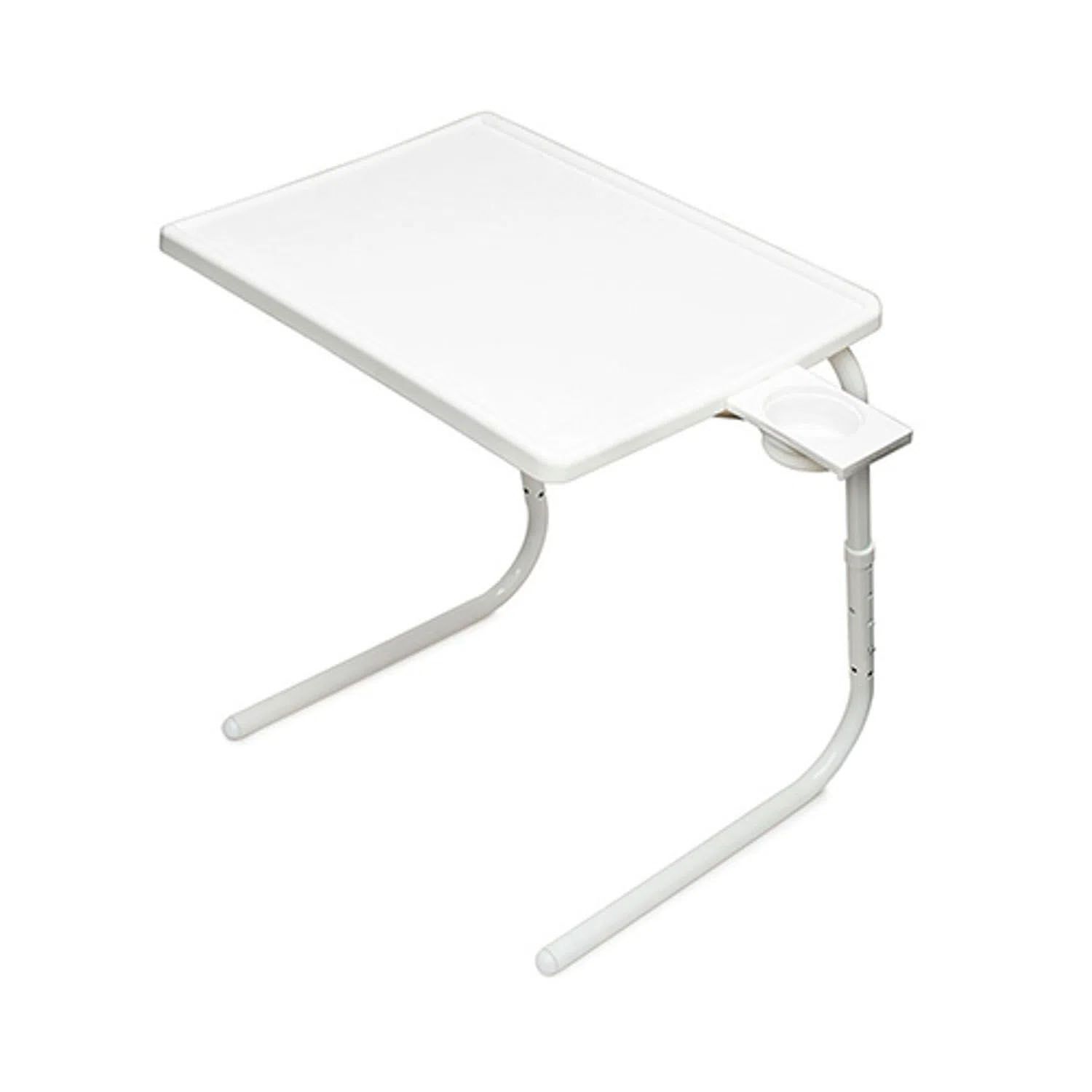 Mesa Plegable Y Ajustable Con Posavasos image number 2.0