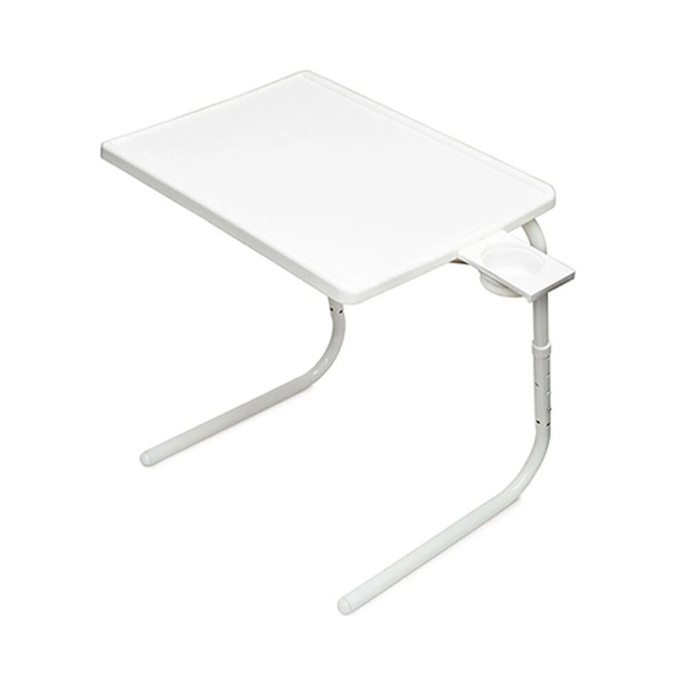 Mesa Plegable Y Ajustable Con Posavasos image number 2.0