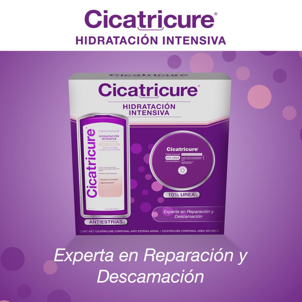 Pack Cicatricure Antiestrías 400 Ml + Crema Urea image number 3.0