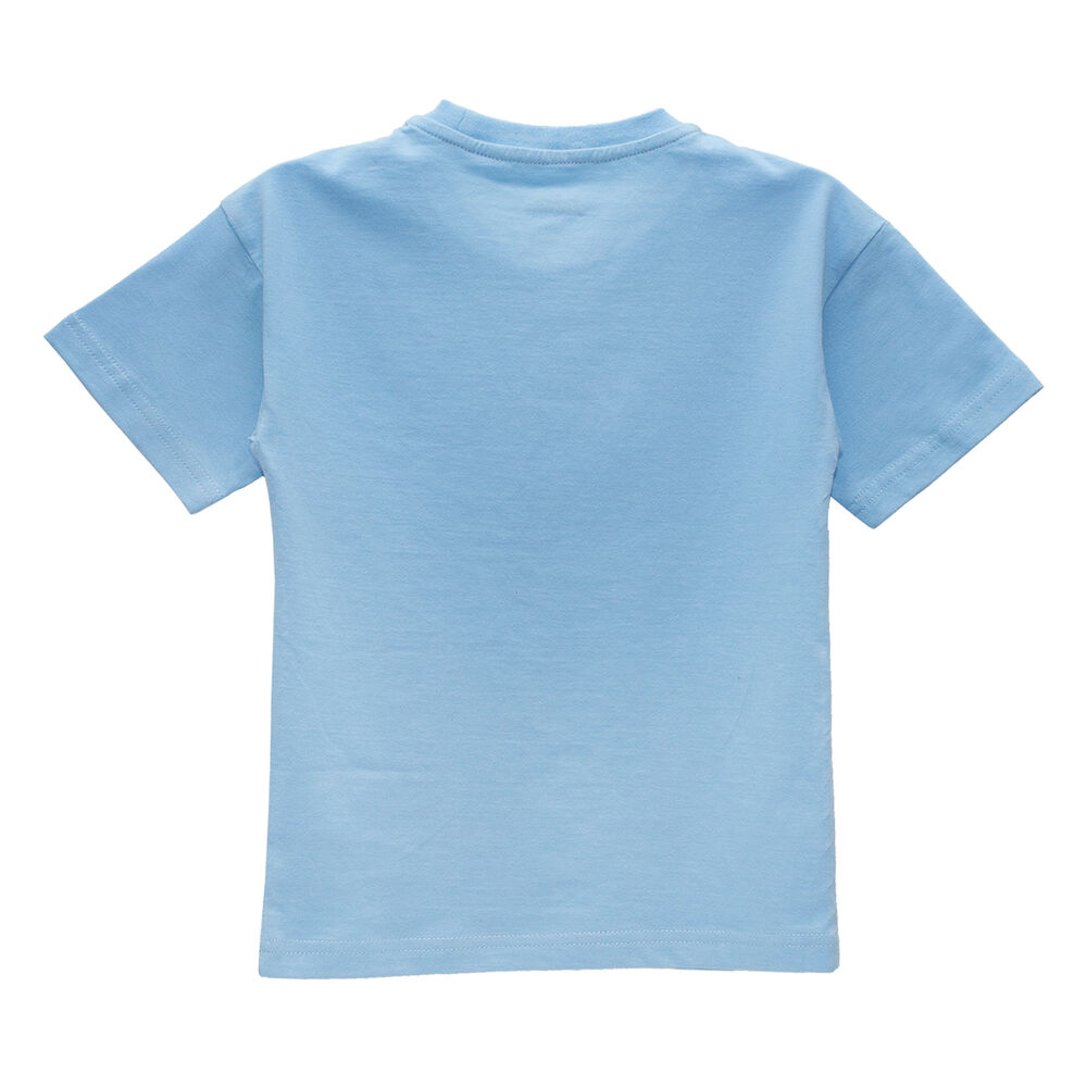 Polera Manga Corta Niño Bubblegummers Alerce Celeste image number 1.0