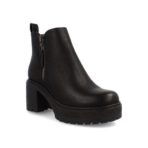 Bot&iacute;n Mujer Bata Love Negro