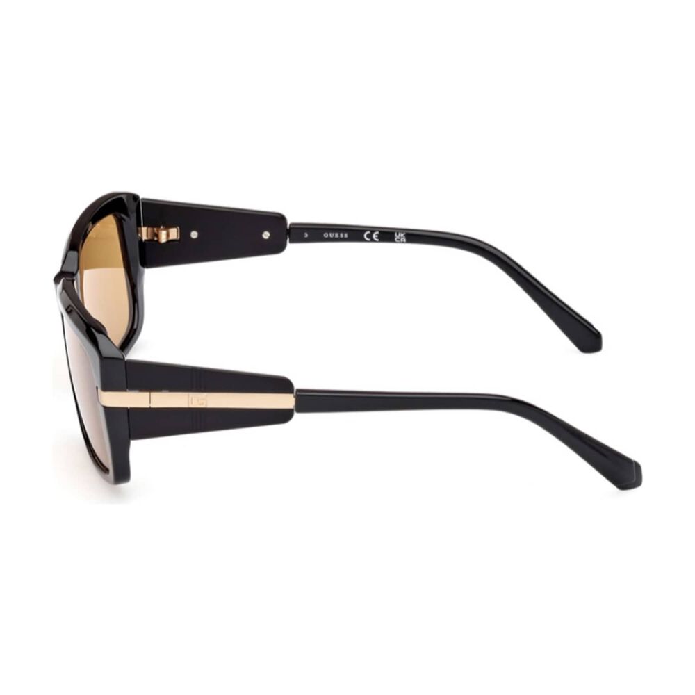 Lentes De Sol Negro Brillante Guess image number 2.0