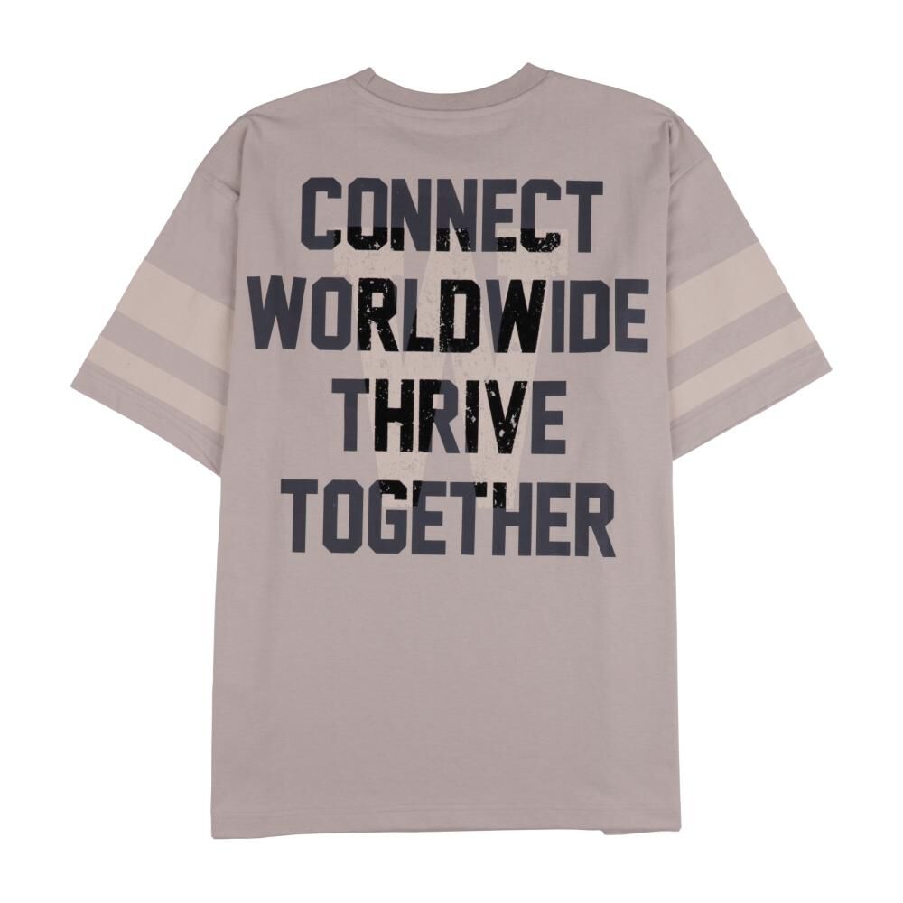 Polera Estampada Oversize Manga Corta Cuello Redondo Hombre Skuad image number 1.0