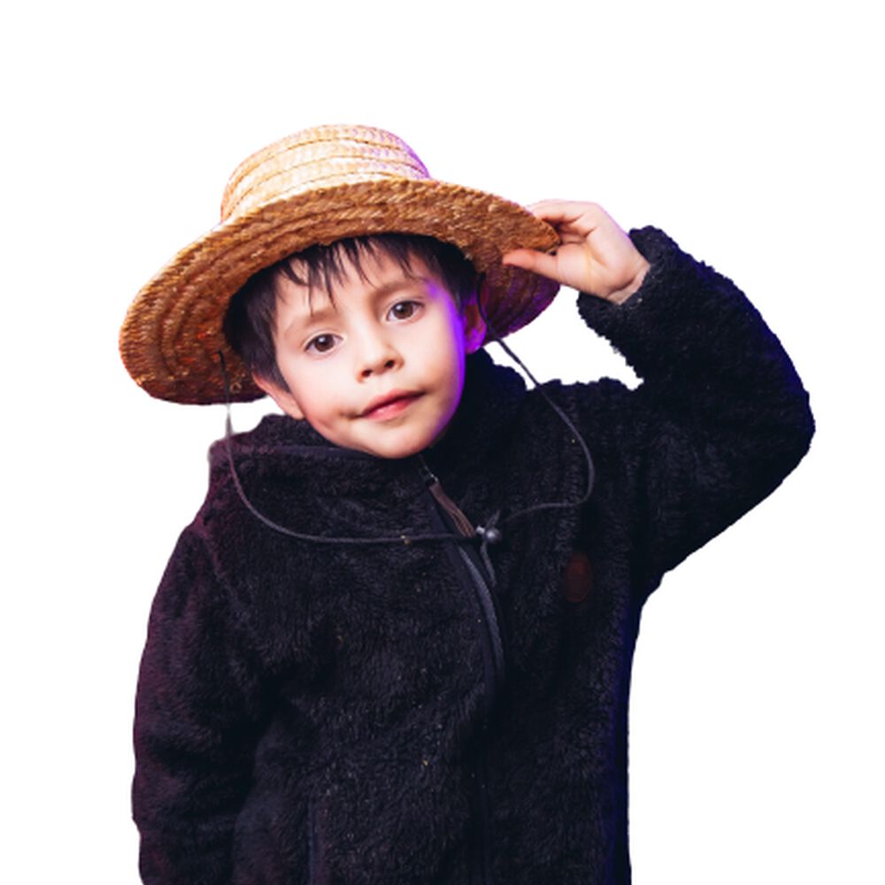 Sombrero Chupalla Huaso Niños Fiestas Patrias image number 0.0