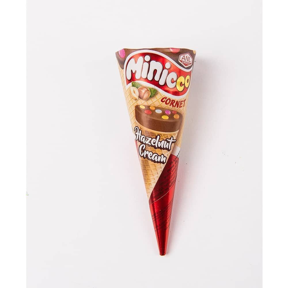 Pack Display 12 Conos Rellenos Crema De Avellana Minicco image number 1.0