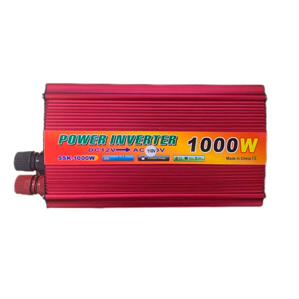 Inversor Convertidor De Corriente De Coche 1000w 12v220v image number 5.0