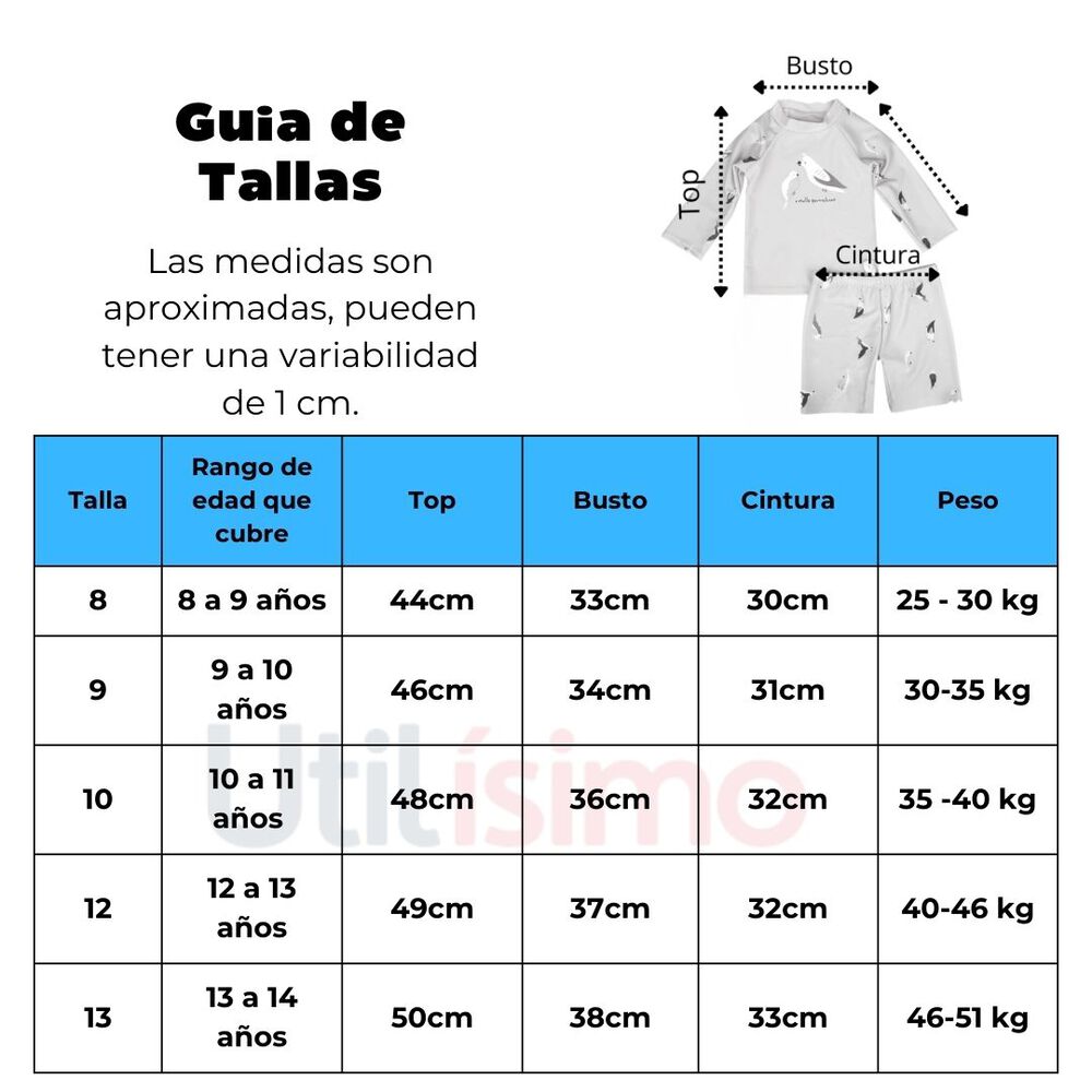 Traje De Baño 2 Piezas Manga Larga Niño Jump Kids image number 2.0