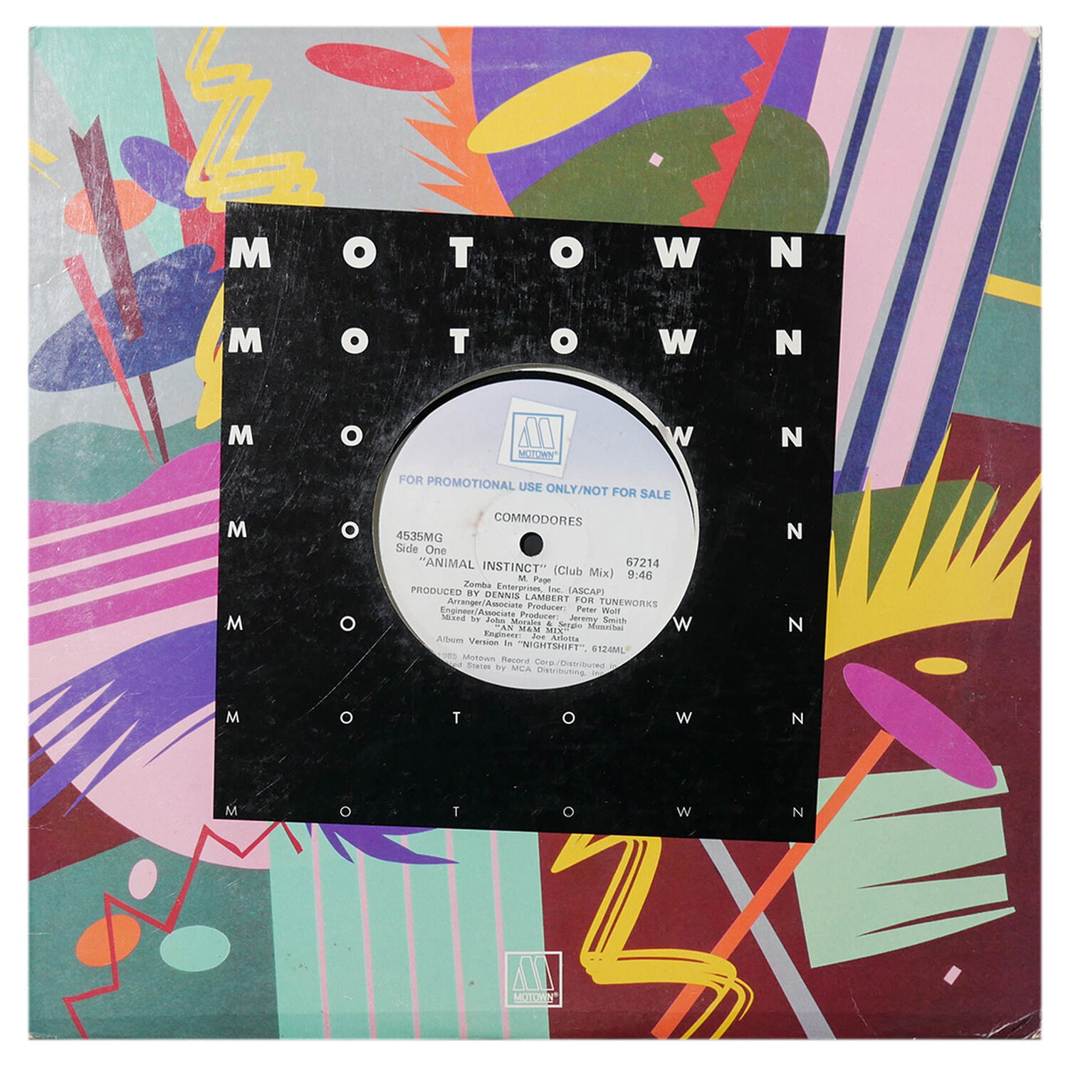The Commodores - Animal Instint | 12" Maxi Single Usado image number 0.0