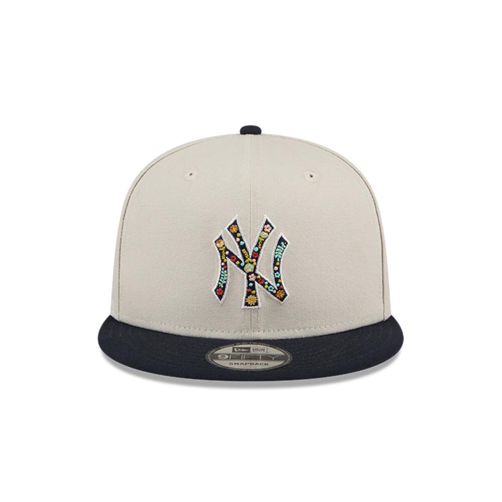Gorro 9fifty Mlb New York Yankees Floral Fill Light Beige image number 2.0