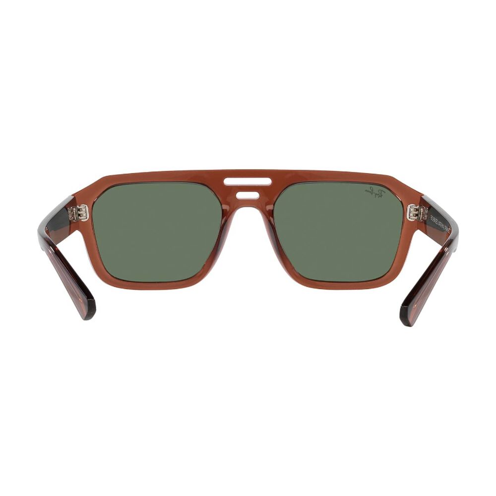 Lentes De Sol Corrigan Transparent Brown Bio-based Sustentable Ray-ban image number 6.0