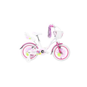 Bicicleta Totem Infantil Aro 16 Pretty Girl Color Blanco