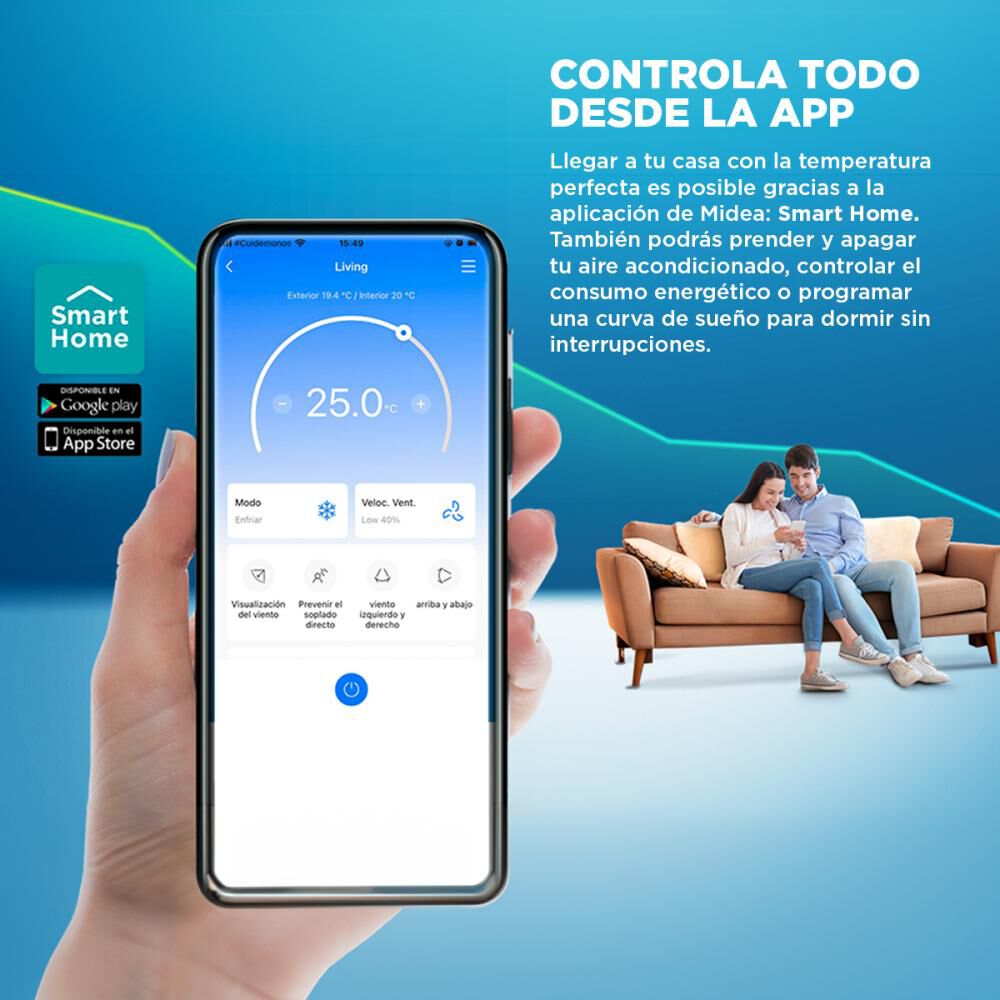 Aire Acondicionado Midea Xtremedura09k / 9000 BTU image number 6.0
