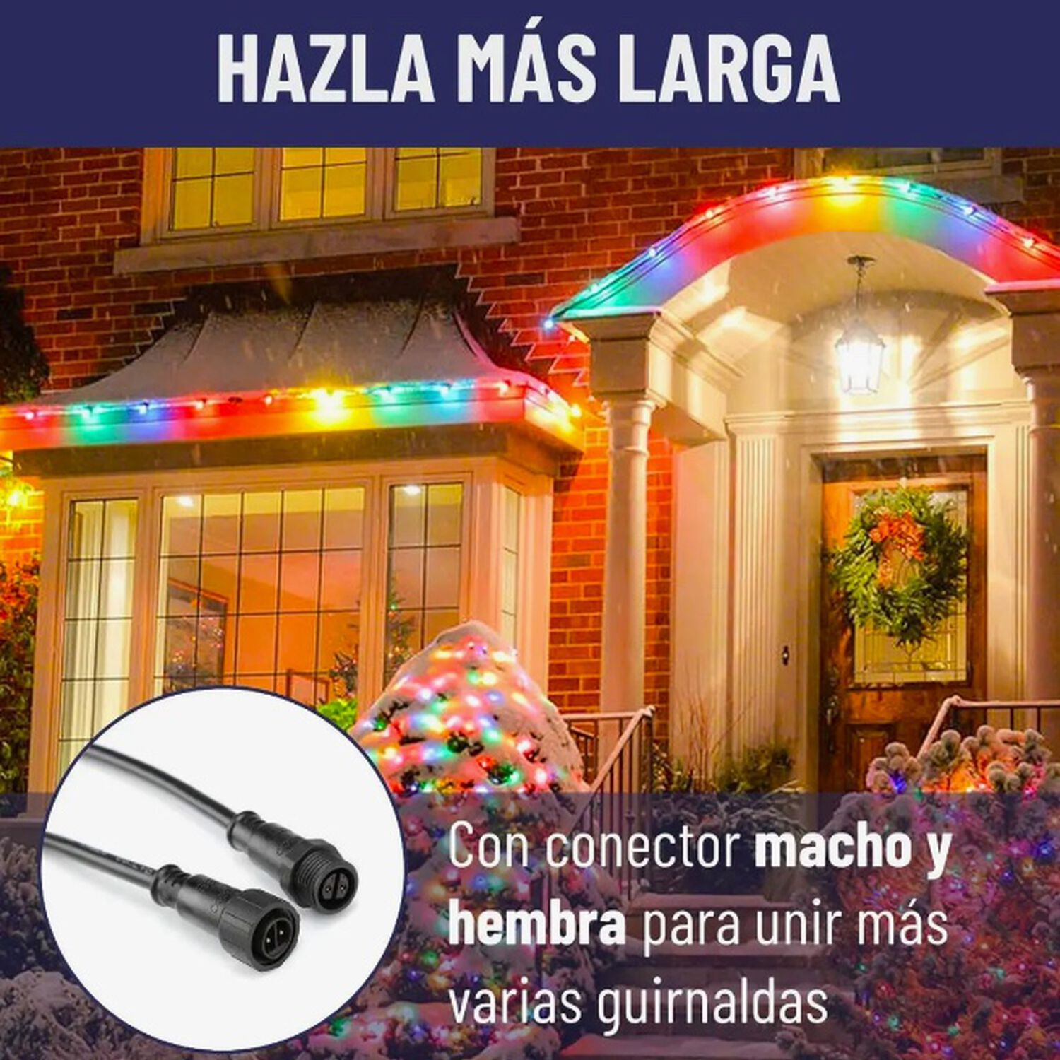 Guirnalda Luces Led Colores 10 Mts image number 6.0