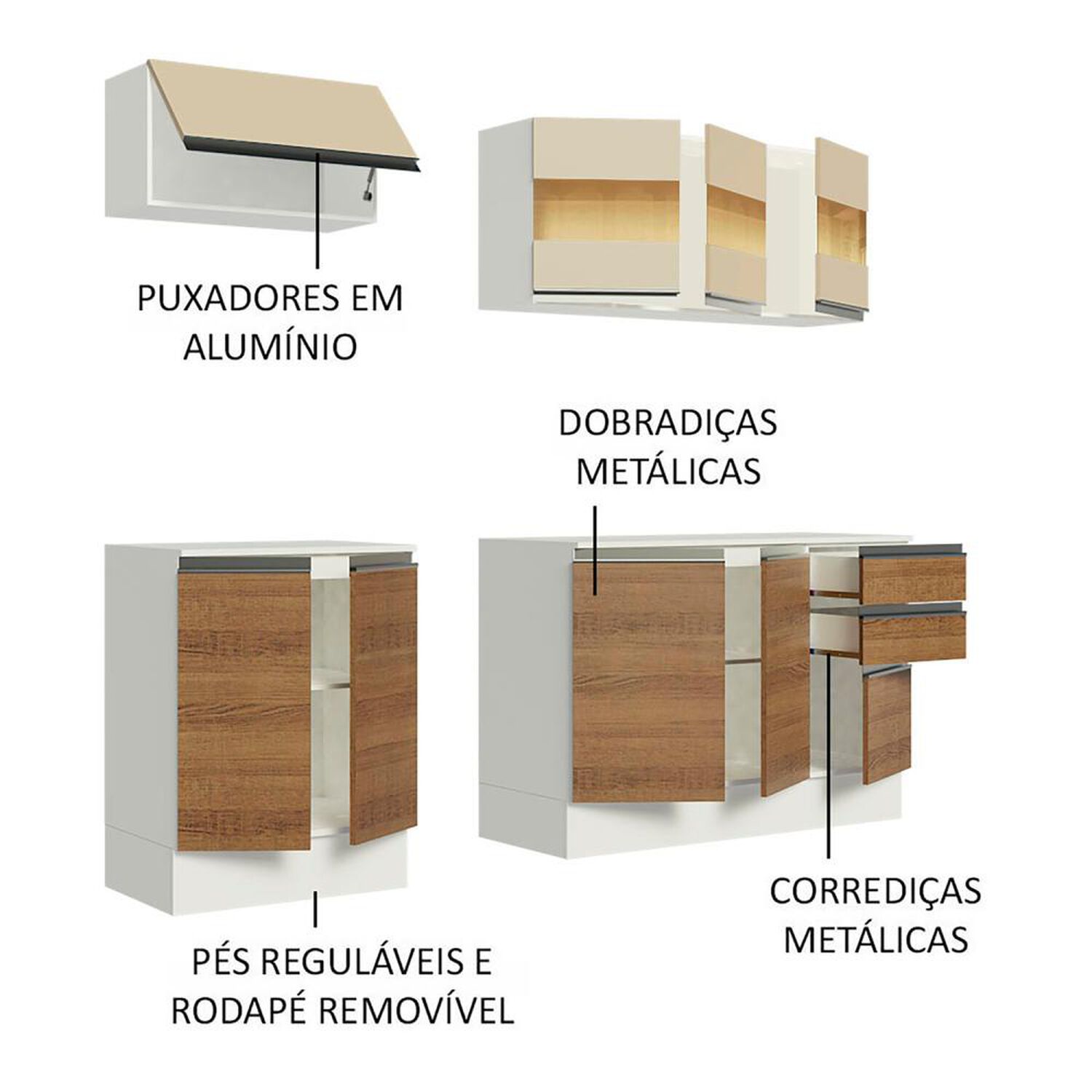 Mueble De Cocina Vekkahome Super Smart / 9 Puertas / 2 Cajones image number 7.0