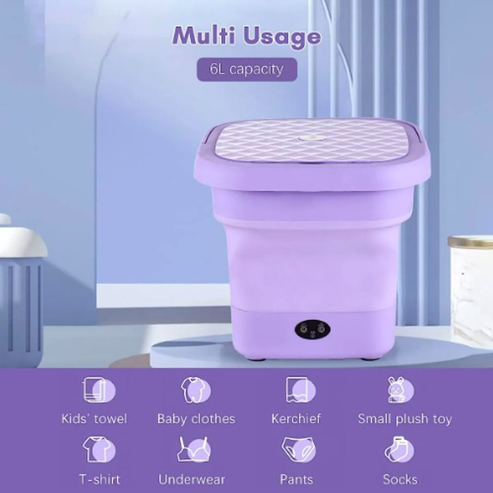 Mini Lavadora Portatil Plegable 2 Kg image number 3.0