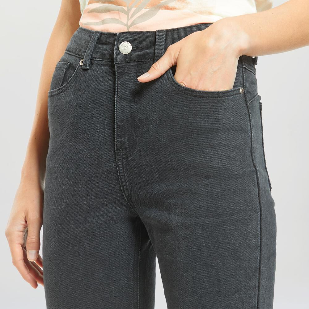 Jeans Básico Roll Up Regular Mujer Ocean Pacific