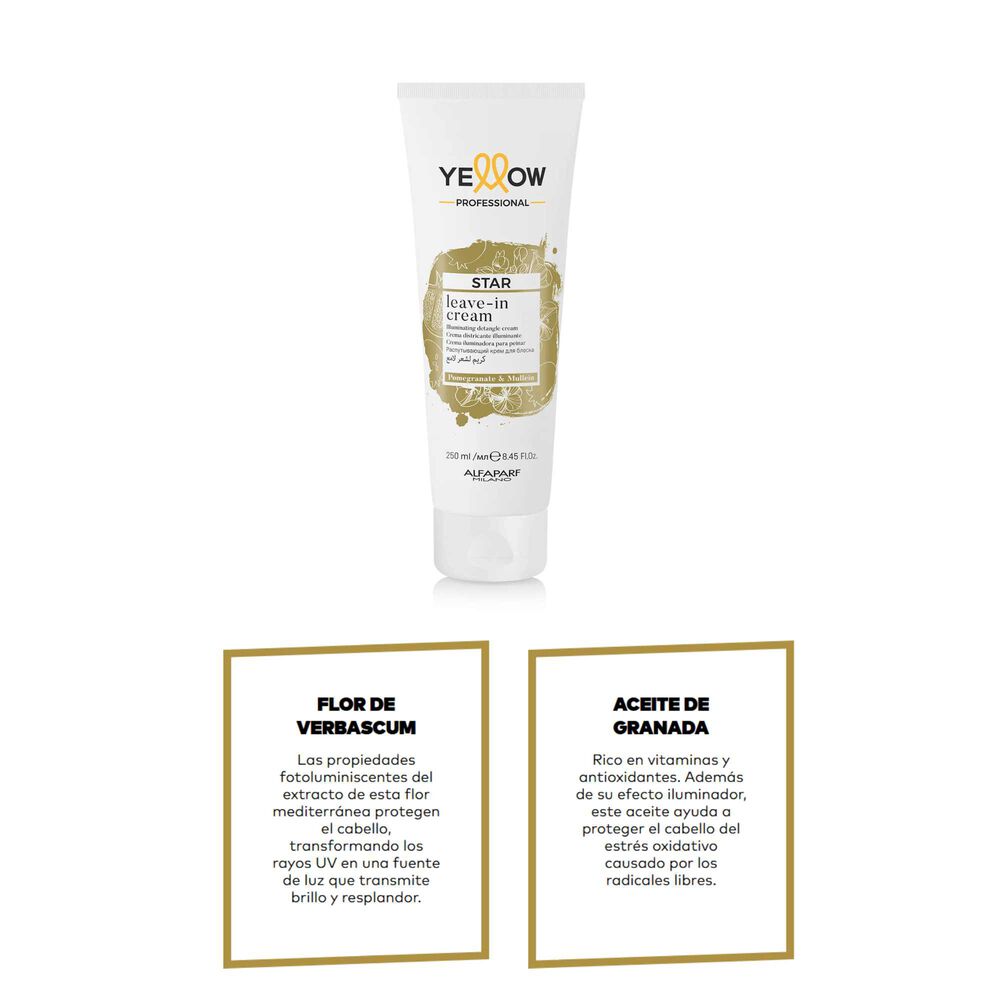Crema Desenredante Iluminadora Para Todo Tipo De Cabello Star Yellow image number 1.0