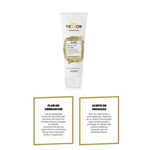 Crema Desenredante Iluminadora Para Todo Tipo De Cabello Star Yellow