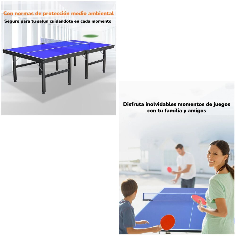 Mesa De Ping Pong Profesional Plegable 274cm By Lubabycas image number 3.0