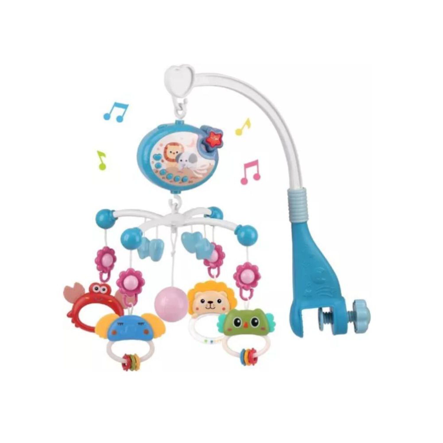 M&oacute;vil De Bebe Sonajero Musical Giratorio 360&deg; Cuna Y Coche image number 0.0