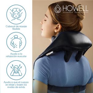 Masajeador De Cuello Inal&aacute;mbrico Howell V5 Cervical Espalda