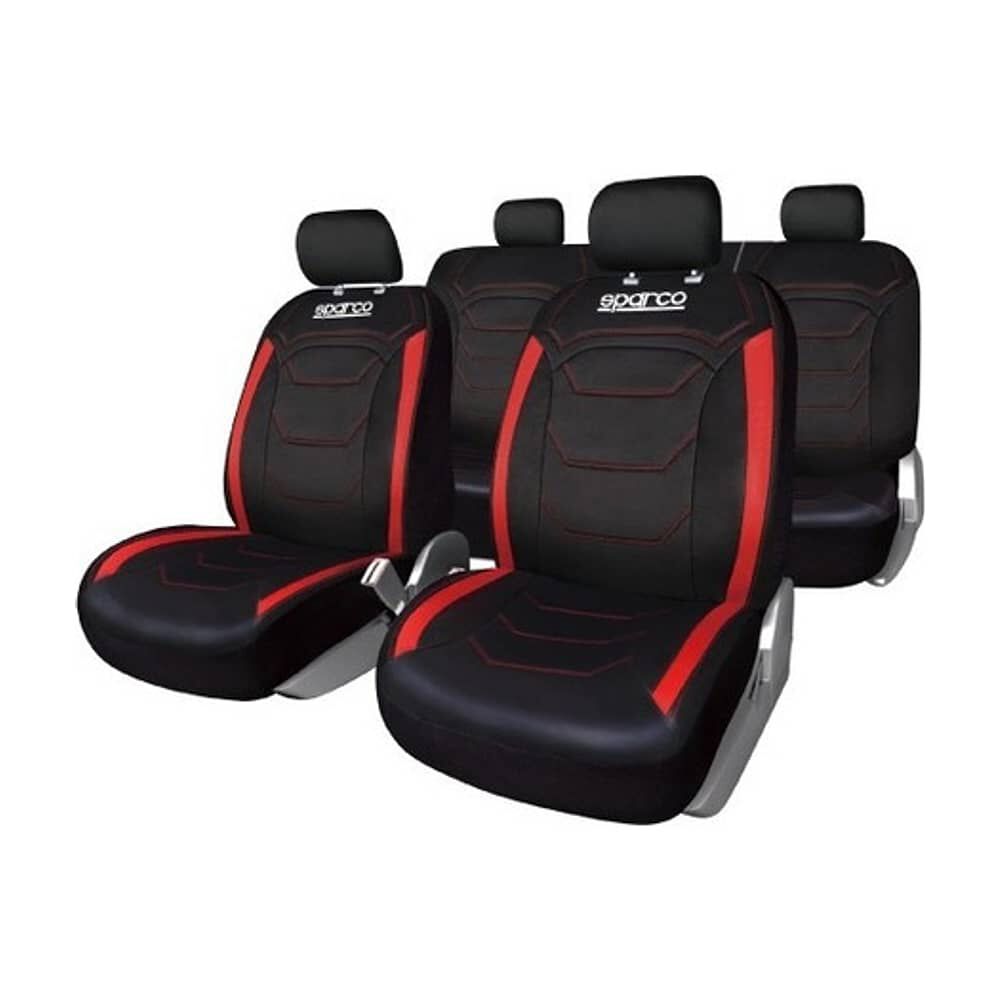 Fundas Cubreasiento Sparco Universal Negro Poliester 406- Sp image number 0.0
