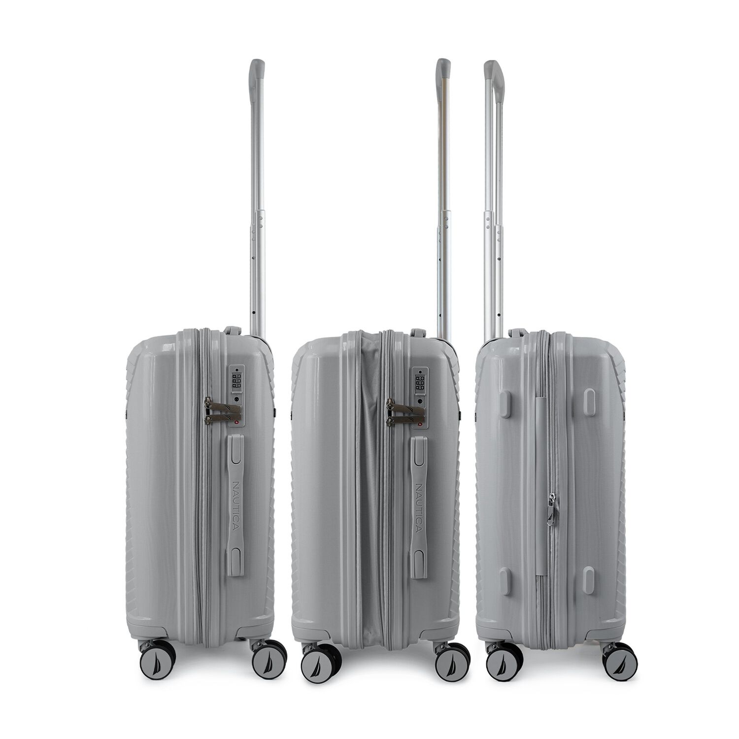 Maleta De Cabina Nautica Niza S 10kg Gris image number 6.0
