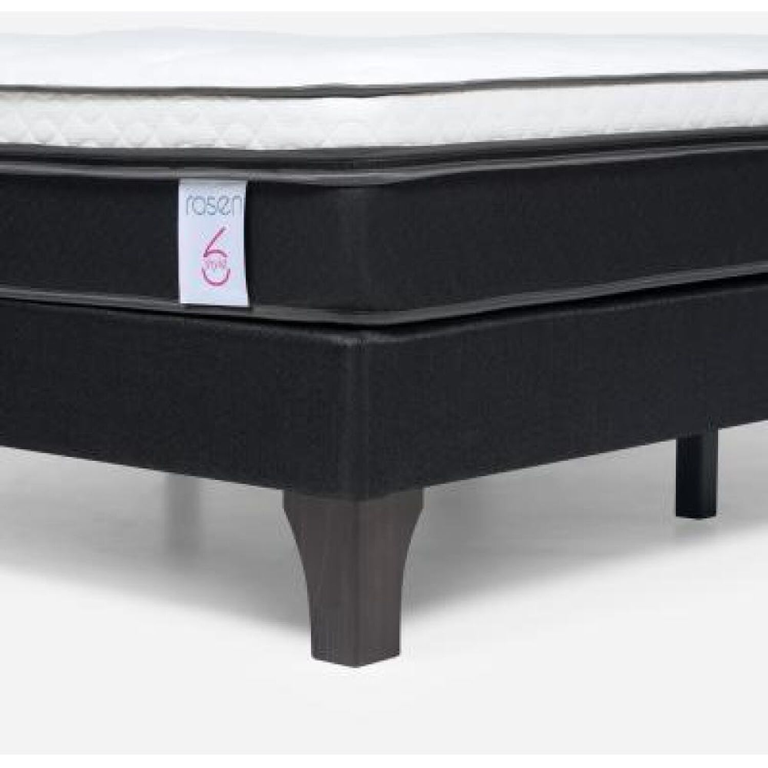 Cama Europea Rosen New Style 6 / 2 Plazas / Base Normal + Set De Maderas image number 14.0