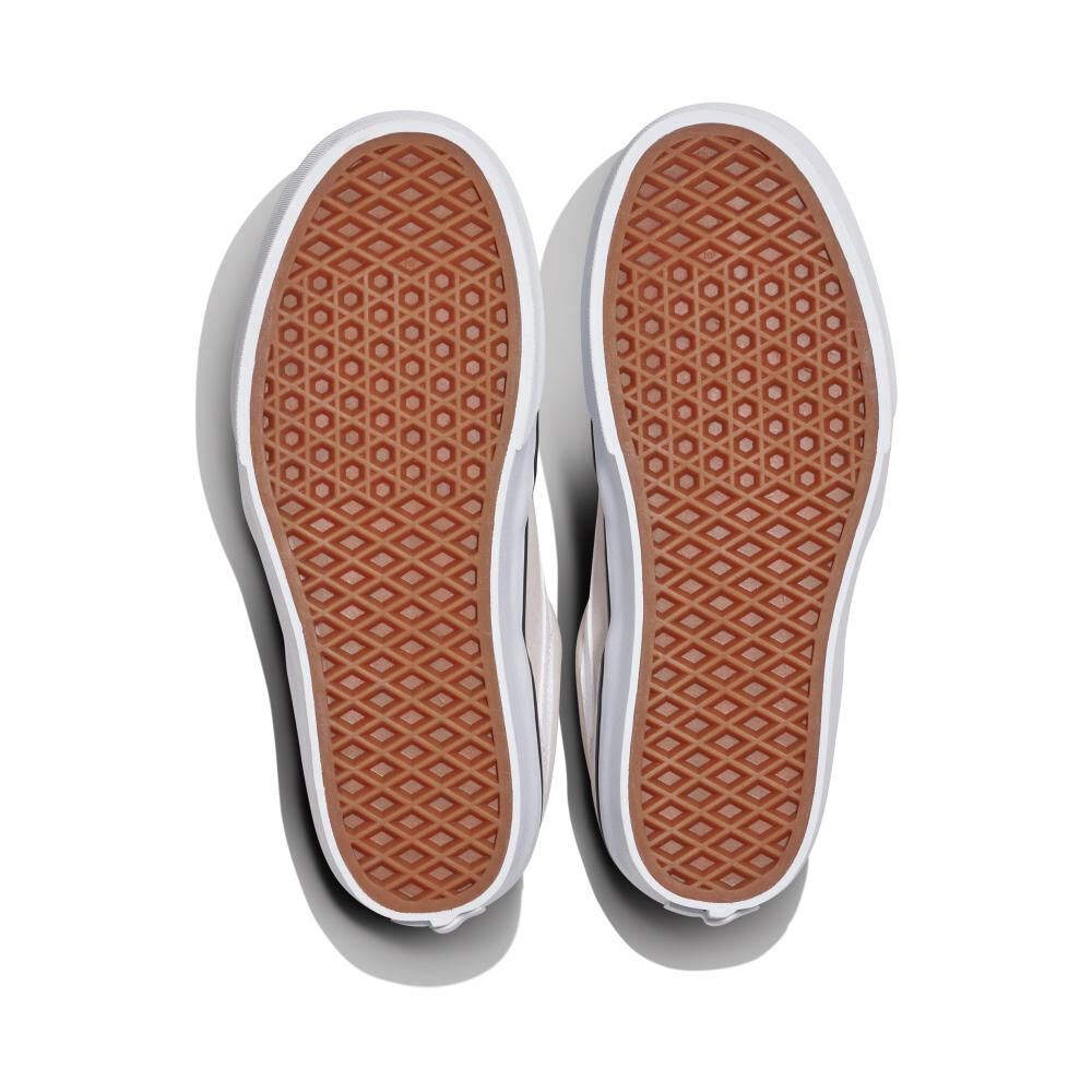 Zapatilla Urbana Mujer Vans Brooklyn Plataform Taupe image number 4.0