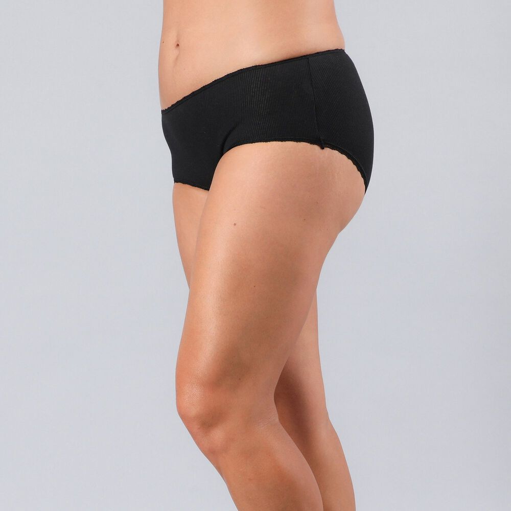 Pack 3x Calzon Maxi Algodon Rib Flores Mujer 25578-2 image number 4.0