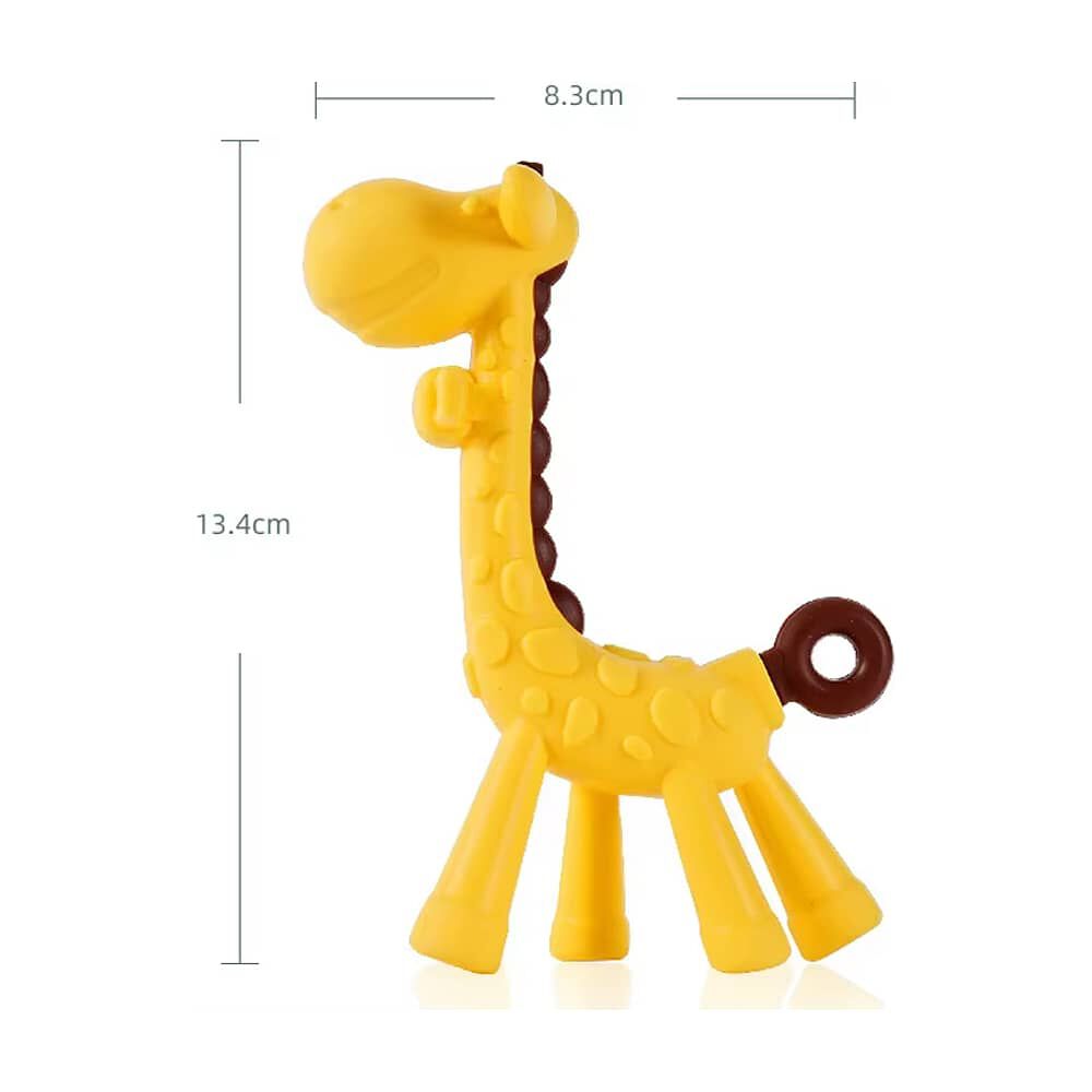 Mordedor Jirafa De Silicona Para Bebe Para Calmar Denticion image number 2.0