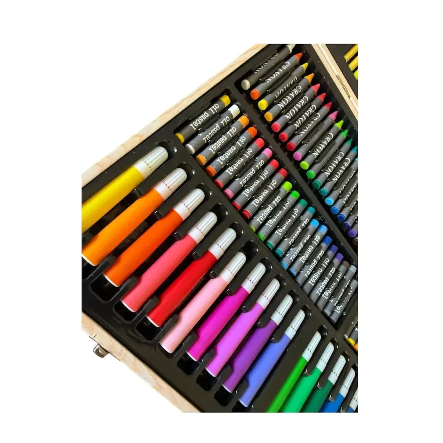 Set De Arte 180 Piezas Lapices Plumon Pinturas Maleta Ni&ntilde;os image number 2.0